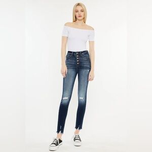 Kancan High rise ankle skinny jean size 25 NWT